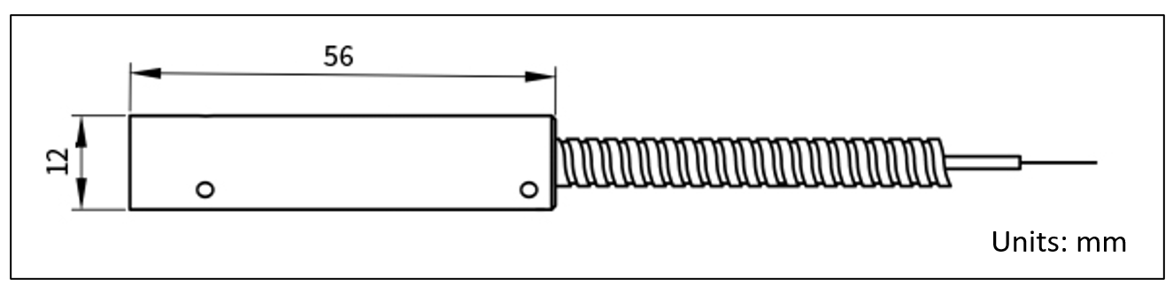 YESWEHAVE High Power Fiber Collimator dimensions and engineering drawing in mm.