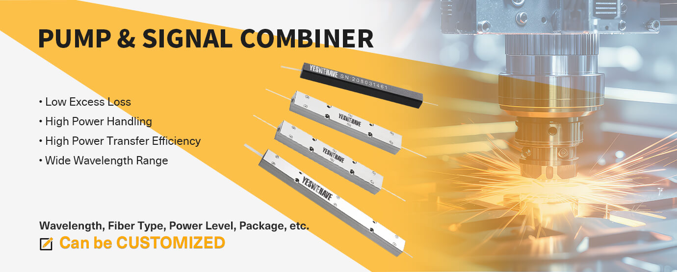Features and applications of (1+1)×1 PM Pump & Signal Combiner